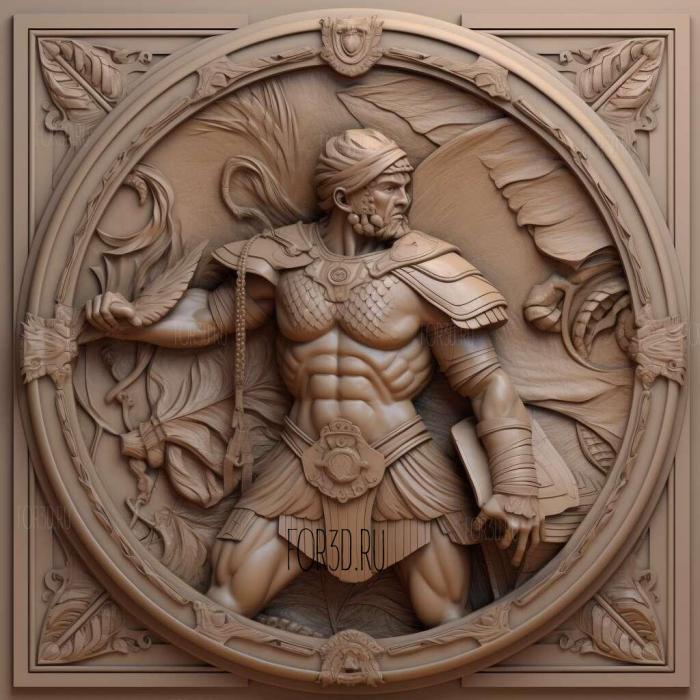 Gladiator 1 3d stl модель для ЧПУ